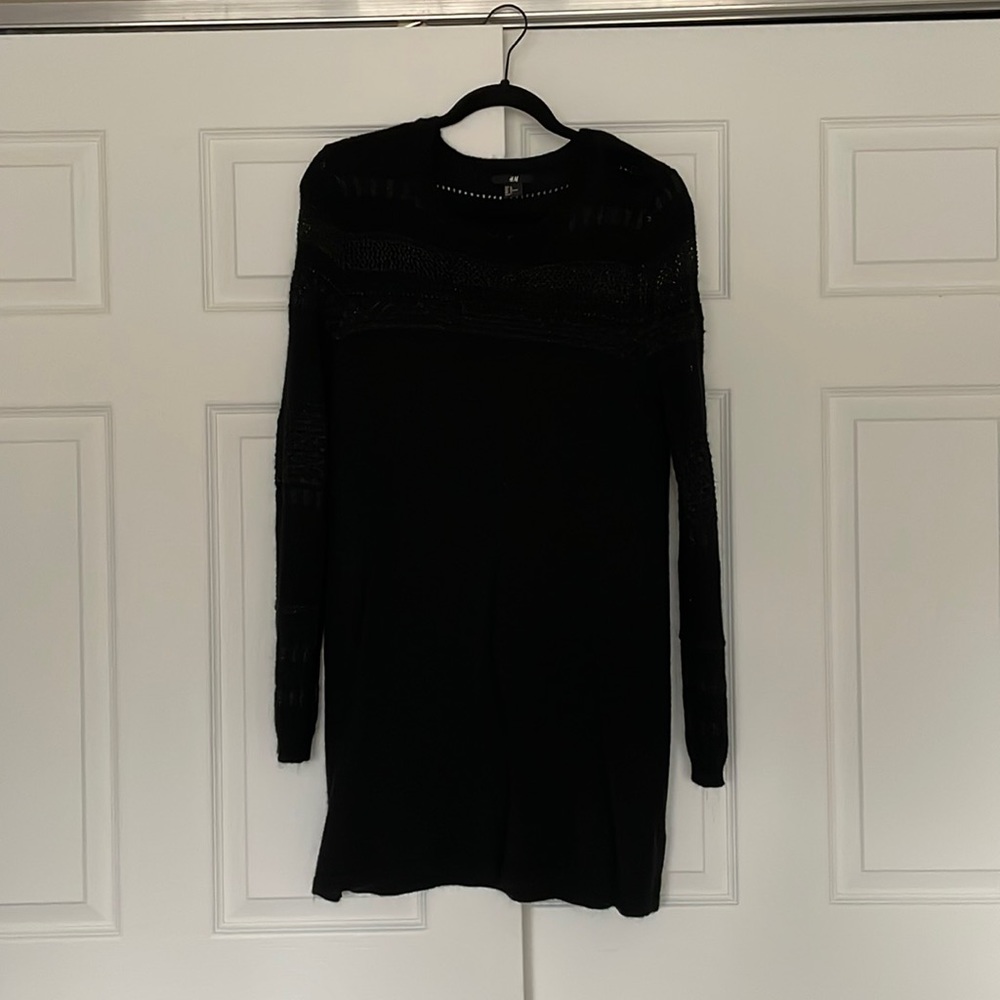 H&M Black Sweater Dress Size M